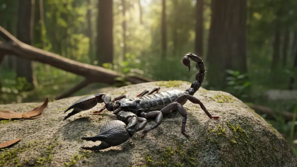 Amazonian Black Scorpion (Tityus obscurus)