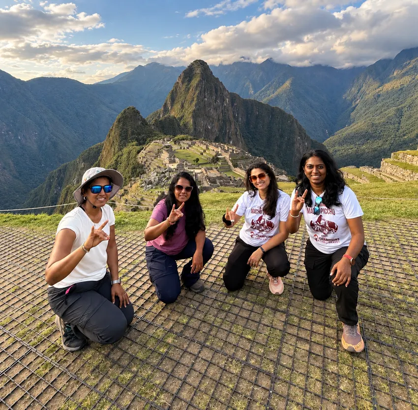 Machu Picchu view from Panoramic Circuit