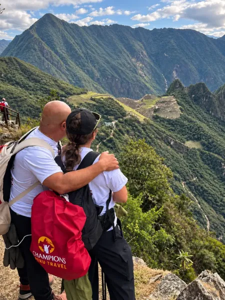 Sun Gate overlooking Machu Picchu