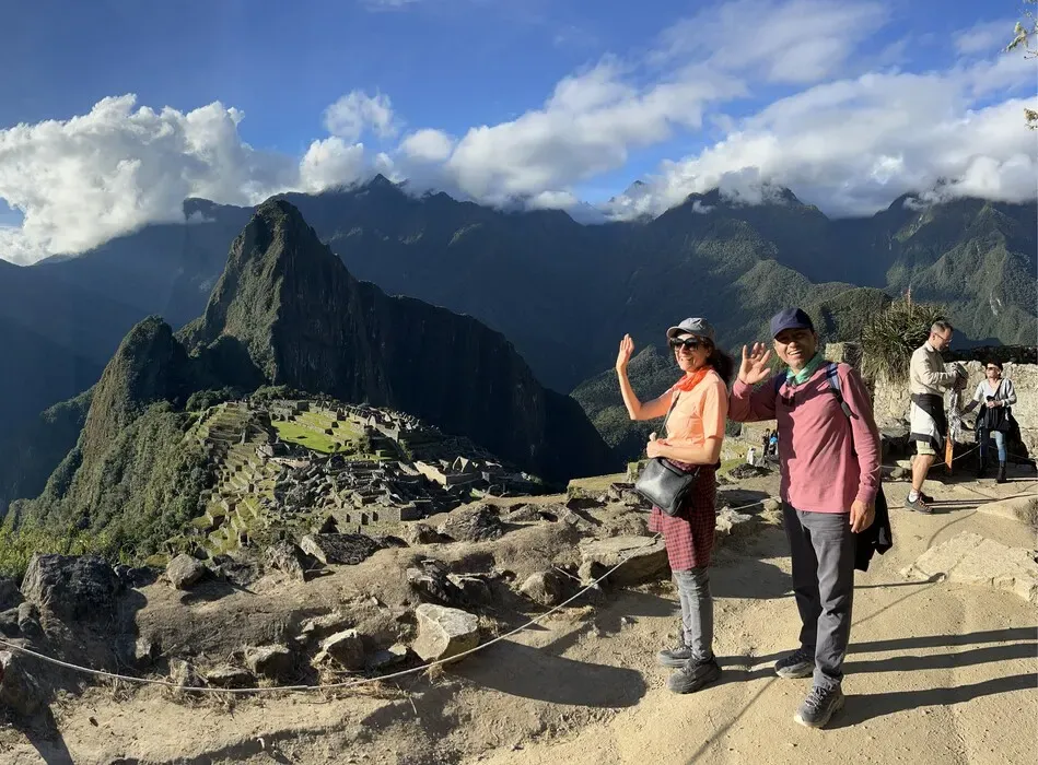 Machu Picchu panoramic view from Circuit 1
